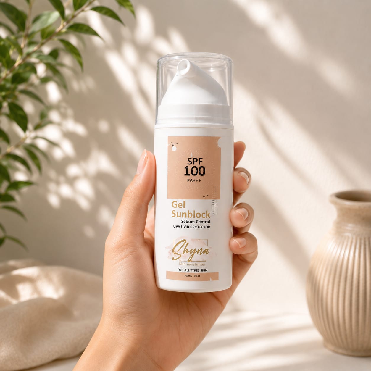 Gel Sunblock SPF 100 & PA+++: Maximum Protection Formula